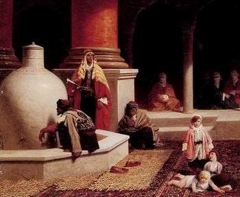 unknow artist Arab or Arabic people and life. Orientalism oil paintings  282